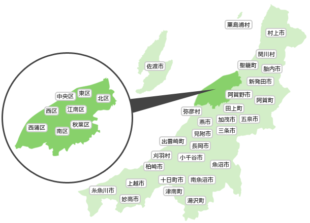 地域別工場一覧地図